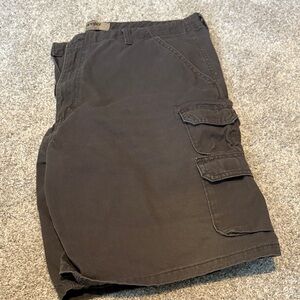 Wrangler Men's Dark Gray Cargo Shorts